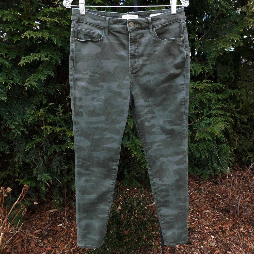 Sanctuary Social Standard High Rise Camo Skinny Jeans